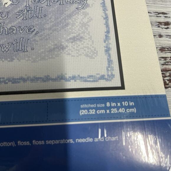 Bucilla Counted Cross Stitch "Love You Always" 8"x10" Blue Birds WM45656 - Picture 5 of 9